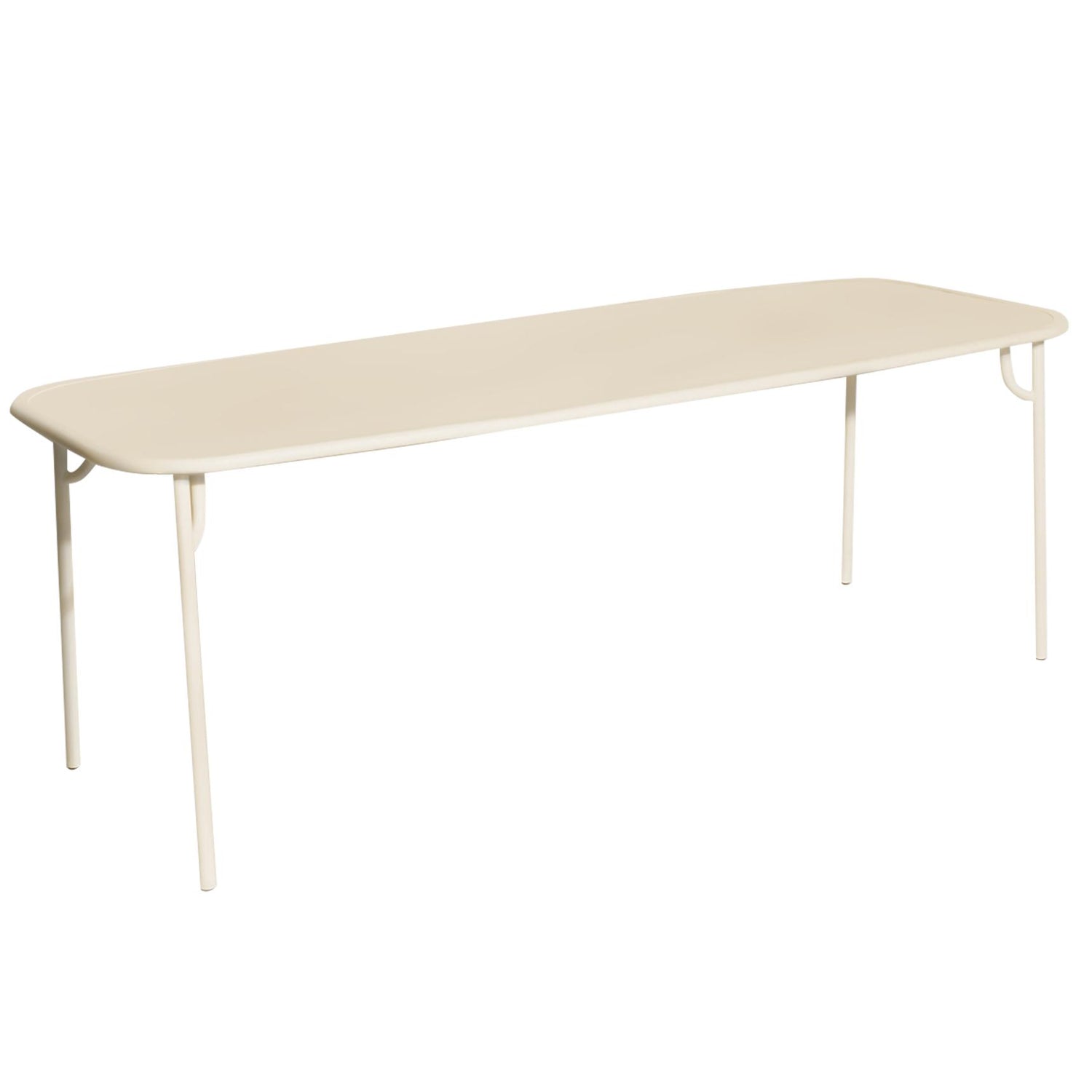 Petite Friture Week-end tuintafel 220x85 met dicht blad Ivory