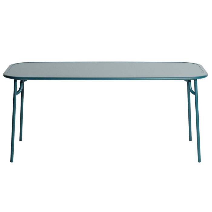 Petite Friture Week-end tuintafel 180x85 met dicht blad Ocean Blue