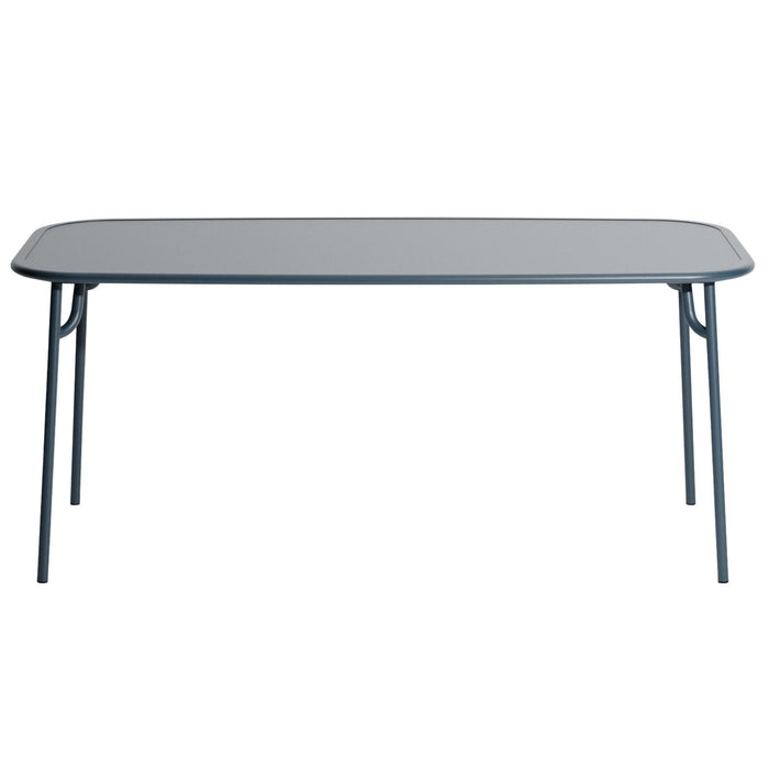 Petite Friture Week-end tuintafel 180x85 met dicht blad Grey Blue