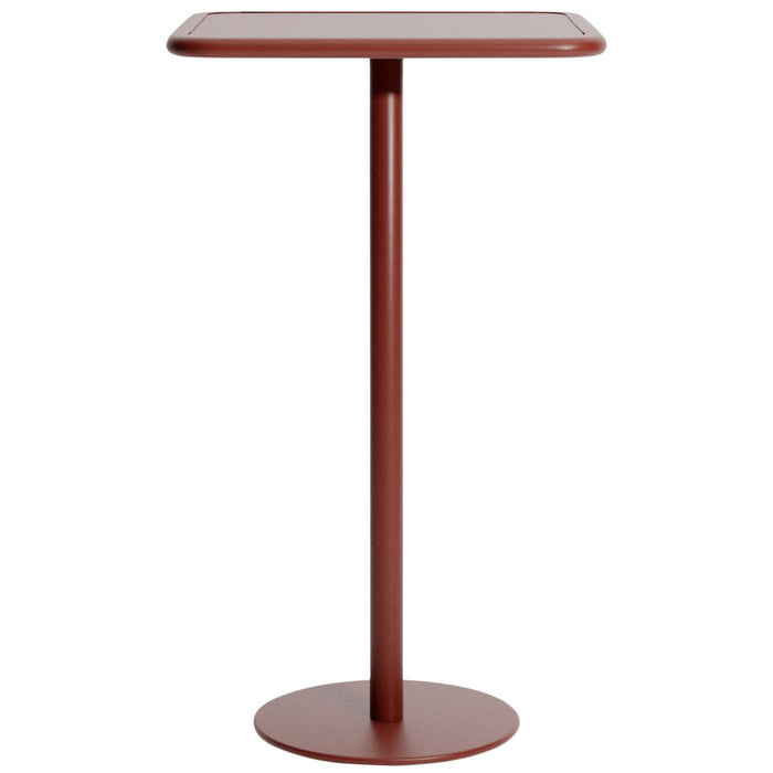 Petite Friture Week-end bistrotafel 60x60 H105 Brown Red