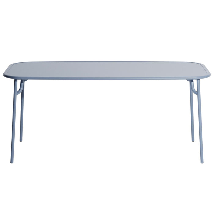 Petite Friture Week-end tuintafel 180x85 met dicht blad Pigeon Blue