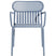 Petite Friture Week-end tuinstoel met armleuningen Pigeon Blue