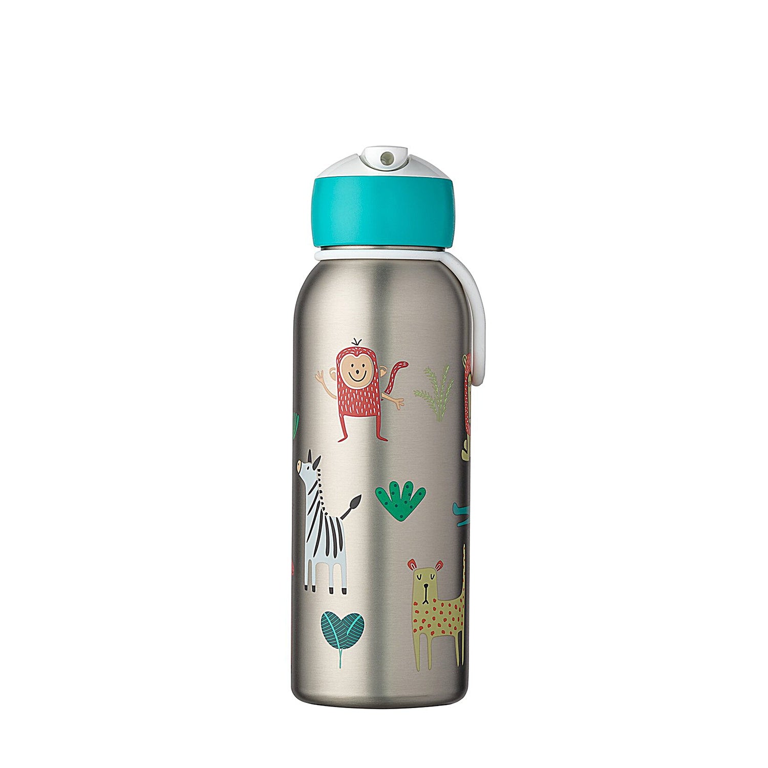 Isoleerfles flip-up Campus 350 ml - Animal Friends