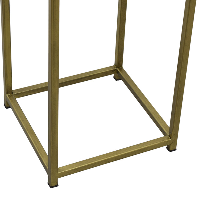 LOFT42 Flint Staand Windlicht Antique Messing - Metaal