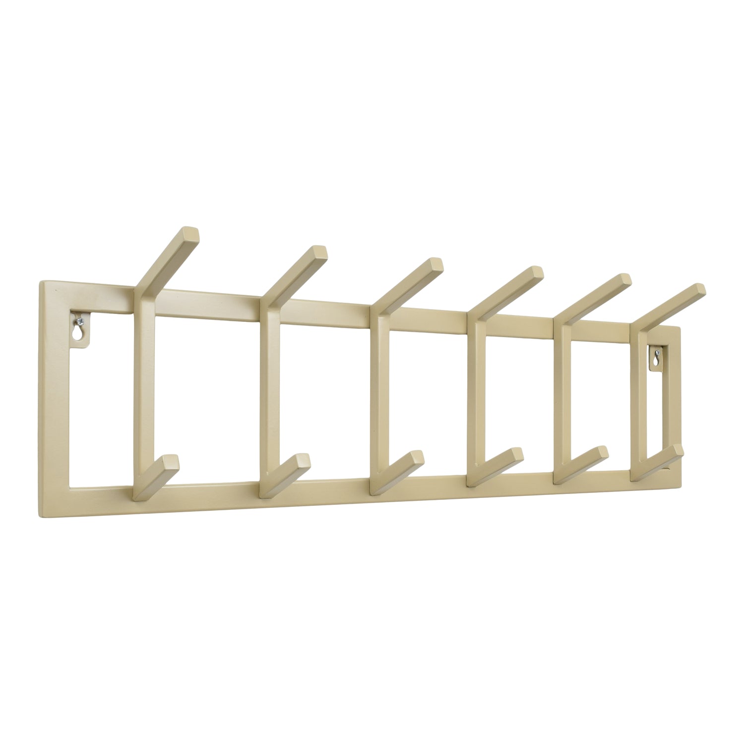 LOFT42 Kapstok Jaimy Single - Beige – 6 dubbele haken - 80x24x12