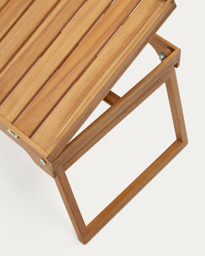 Kave Home - Mani opvouwbaar dienblad gemaakt van massief acaciahout