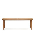 Kave Home - Maset 100% buitentafel in massief eucalyptushout 225 x 100