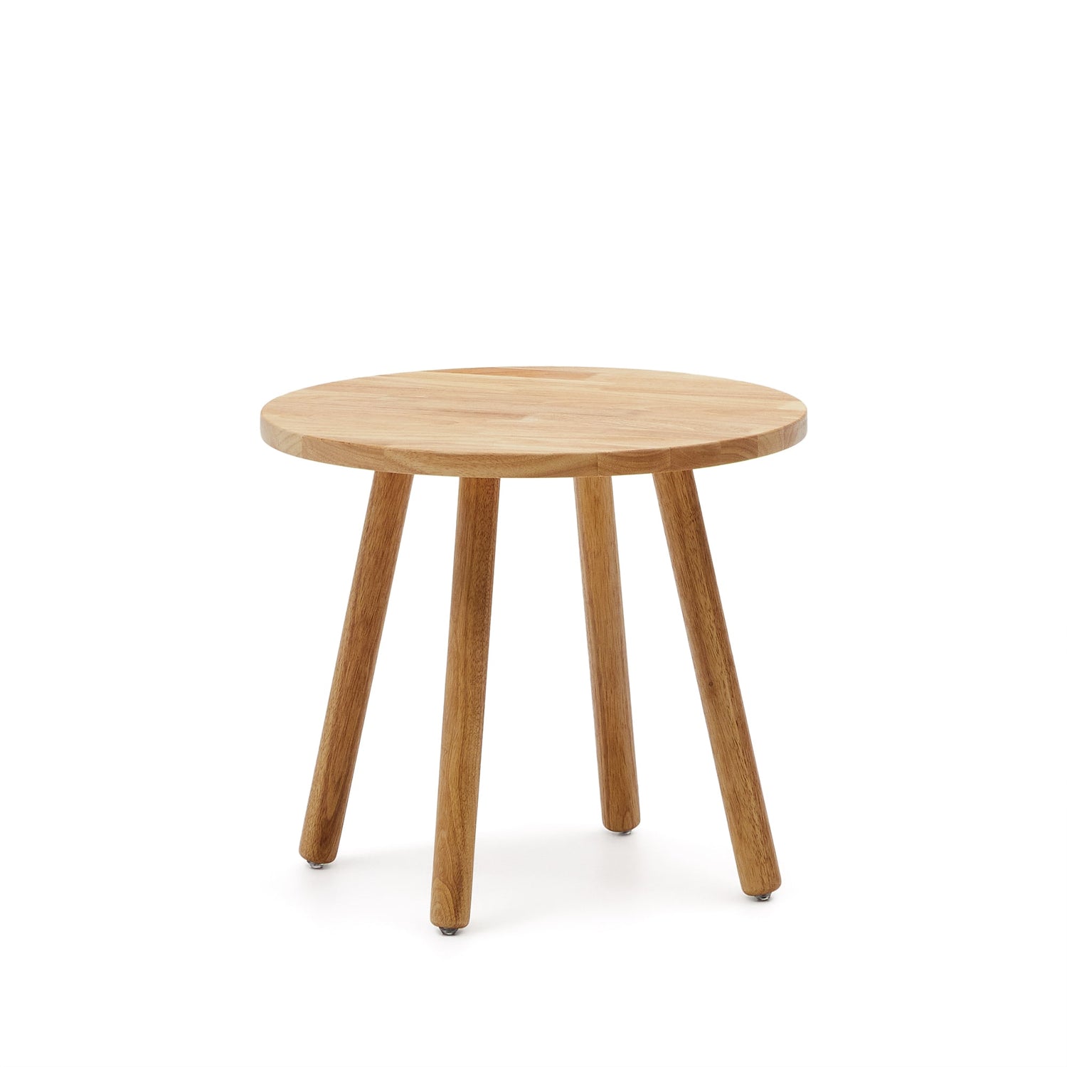 Kave Home - Ronde kindertafel Dilcia in massief rubberhout Ø 55 cm