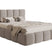 NADUVI Collection Chloe Bedframe 180 x 200 cm - met Opbergvak - Bouclé - Taupe
