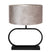 Light & Living Jamiro tafellamp met grijze kap 47 cm hoog