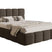 NADUVI Collection Chloe Bedframe 140 x 200 cm - Bouclé - Donkerbruin