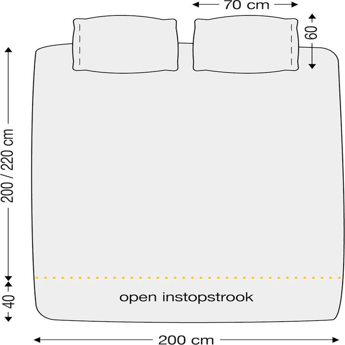 Cinderella Lyn Dekbedovertrek 200 x 200/220 - Groen
