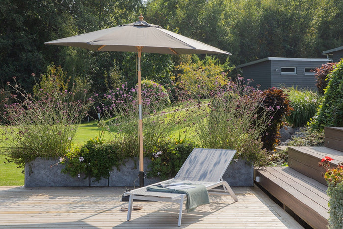 Nest outdoor Edit verstelbare parasol grijs -  Ø 2,5 meter