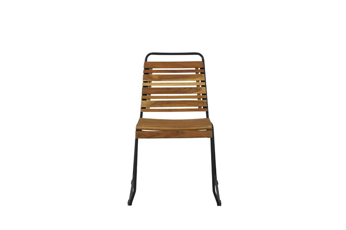 Nest outdoor Lasse houten tuinstoel naturel