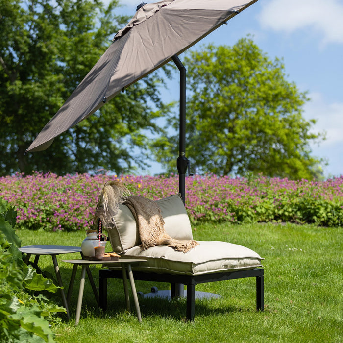 WOOOD Aivy Outdoor Bijzettafel - Metaal - Jungle - 50x68