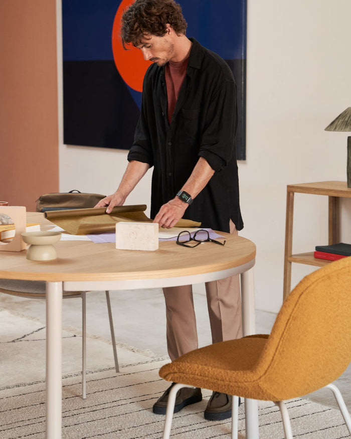 Kave Home - Kaili beige dienblad