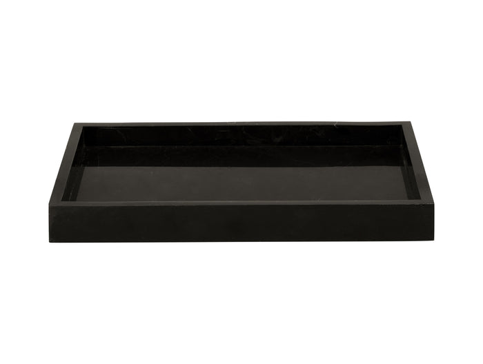 present time - Tray Marble small black
