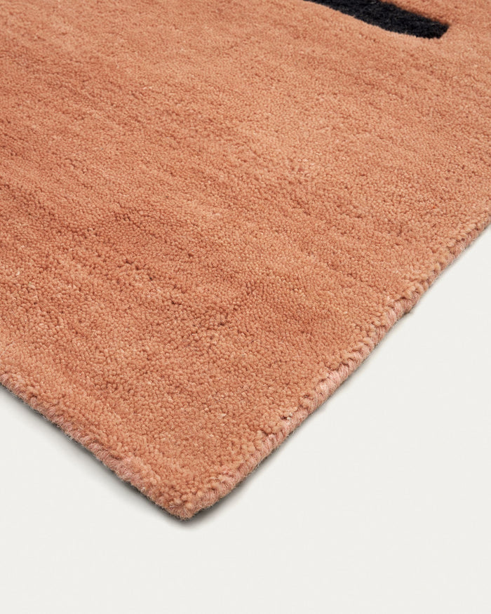 Kave Home - Llorell vloerkleed 100% wol veelkleurig 160 x 230 cm