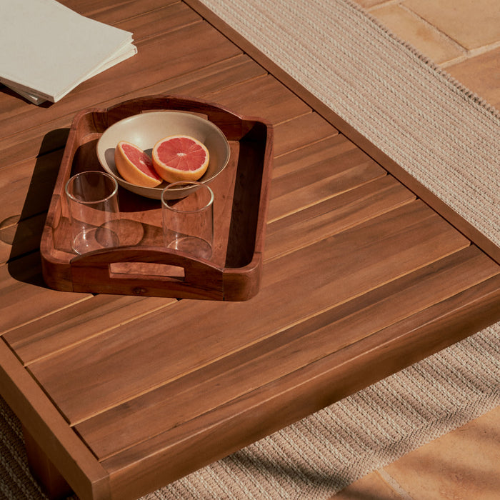 Kave Home - Elissa groot acaciahouten dienblad