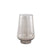PTMD Dexa Grey glass vase straight round M