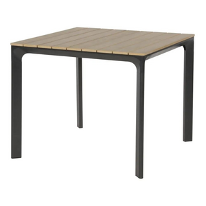 Arezzo dining tuintafel | aluminium + polywood | 90x90cm