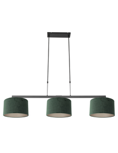 Steinhauer Stang hanglamp – E27 (grote fitting) – zwart