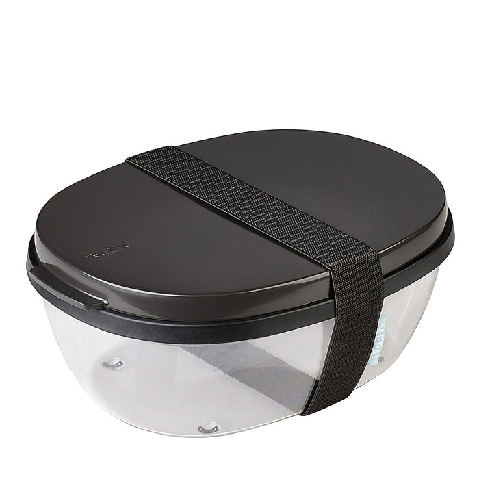 Saladbox Ellipse - Nordic black