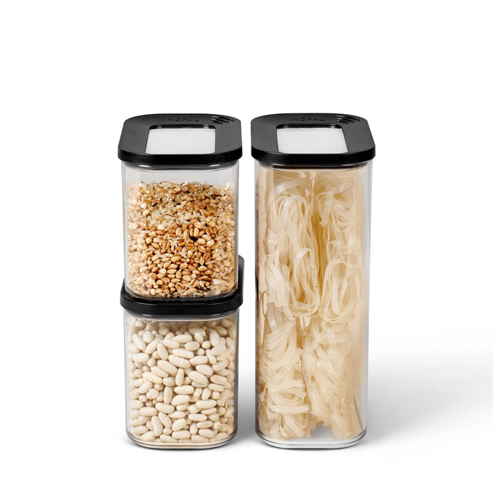 Starterset bewaardoos Modula 3-delig - zwart