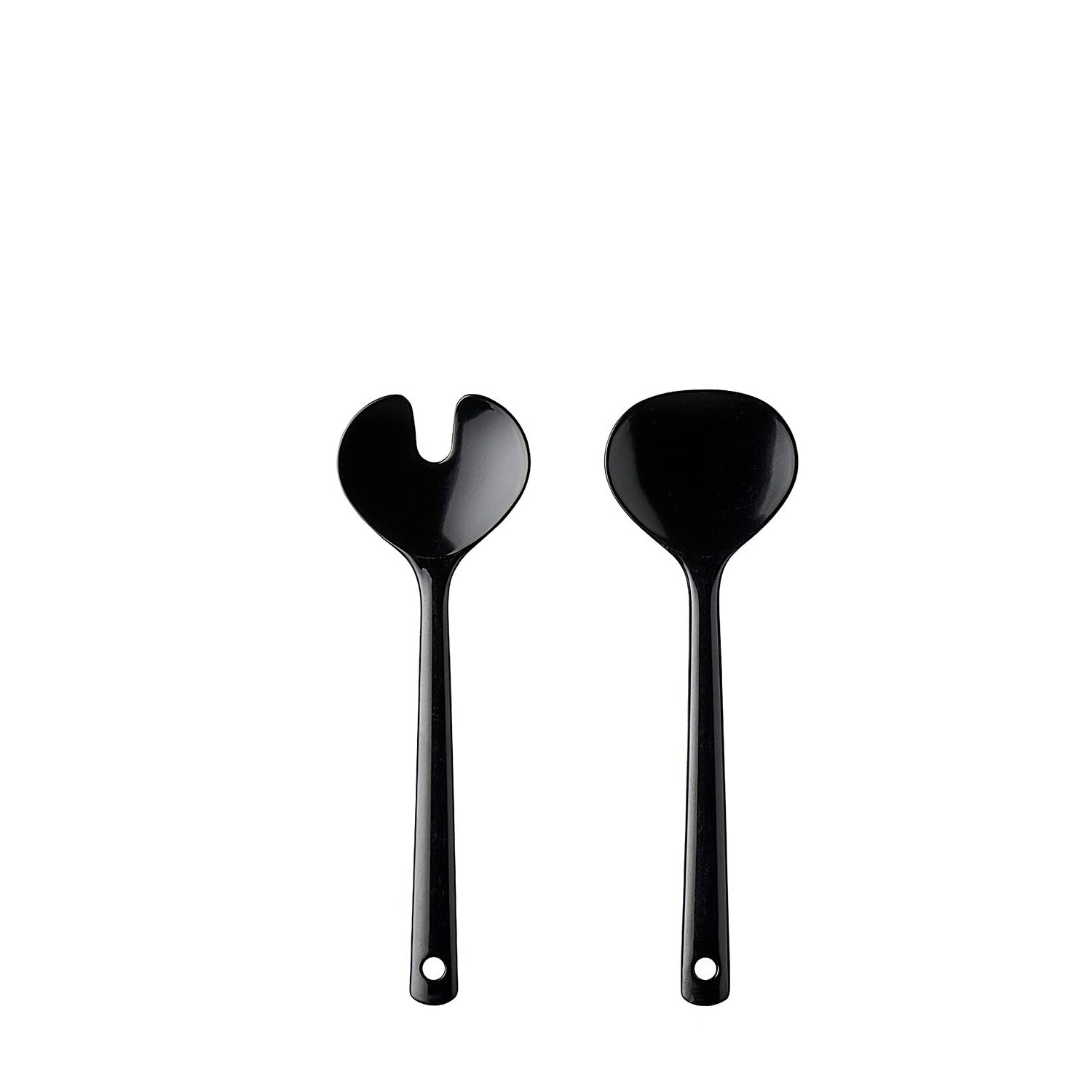 Saladebestek Synthesis klein 2-delig - zwart