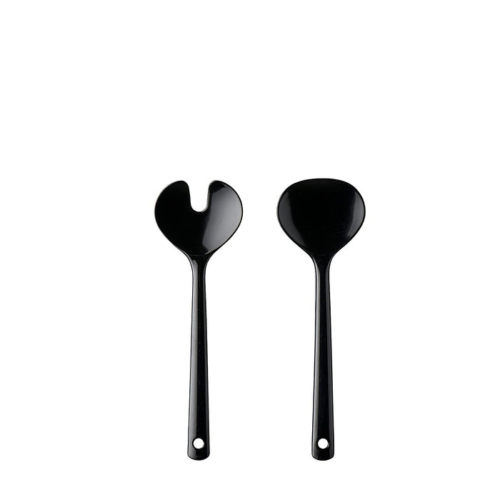 Saladebestek Synthesis klein 2-delig - zwart