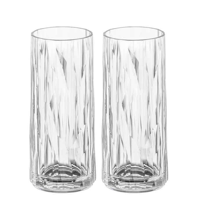 Koziol - Club No.3 - Superglas - 250ml - Longdrink - Set van 2