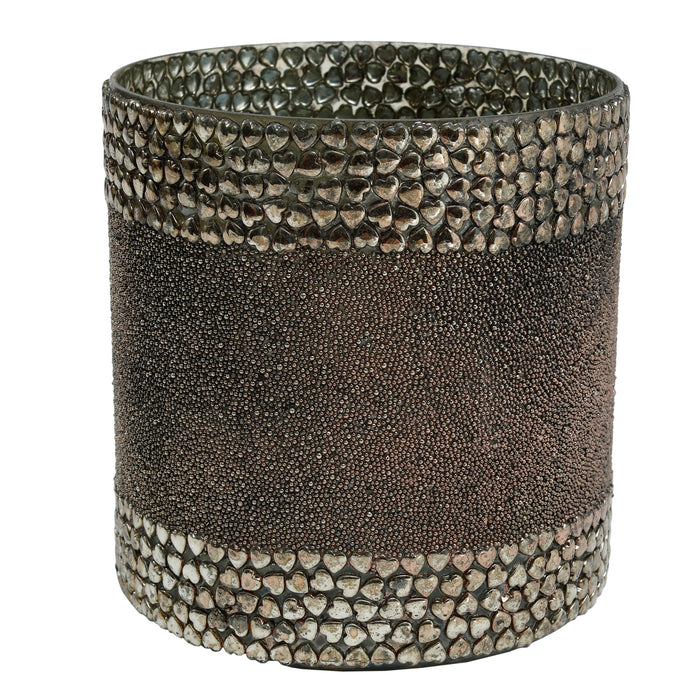 PTMD Lilanne Copper glass stormlight with heart mosaic