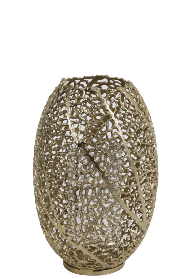 Light&living Windlicht Ø25,5x38 cm SINULA antiek goud