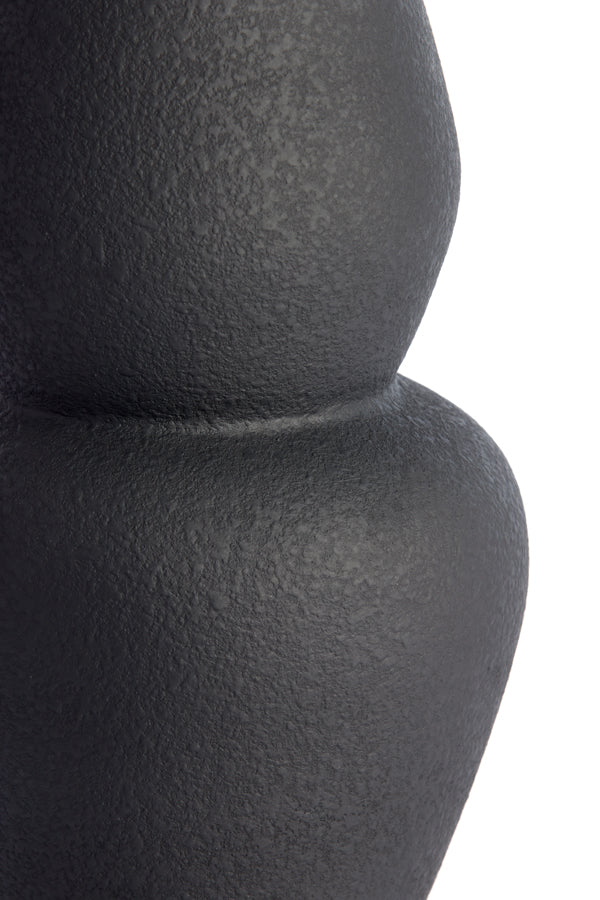 Light & Living Light&living Vaas Ø19x46,5 cm ARAM keramiek zwart