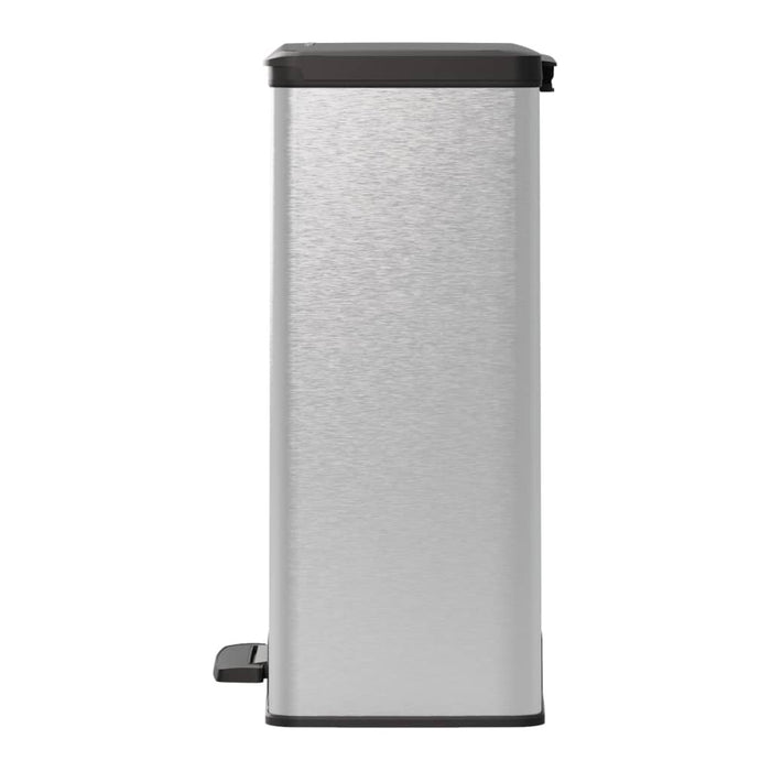 Curver Pedaalemmer Deco 65 L zilverkleurig