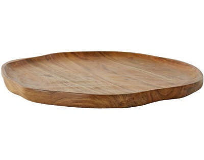 Light&living Schaal 37,5x35x2,5 cm ROBINIA acacia hout olie bruin