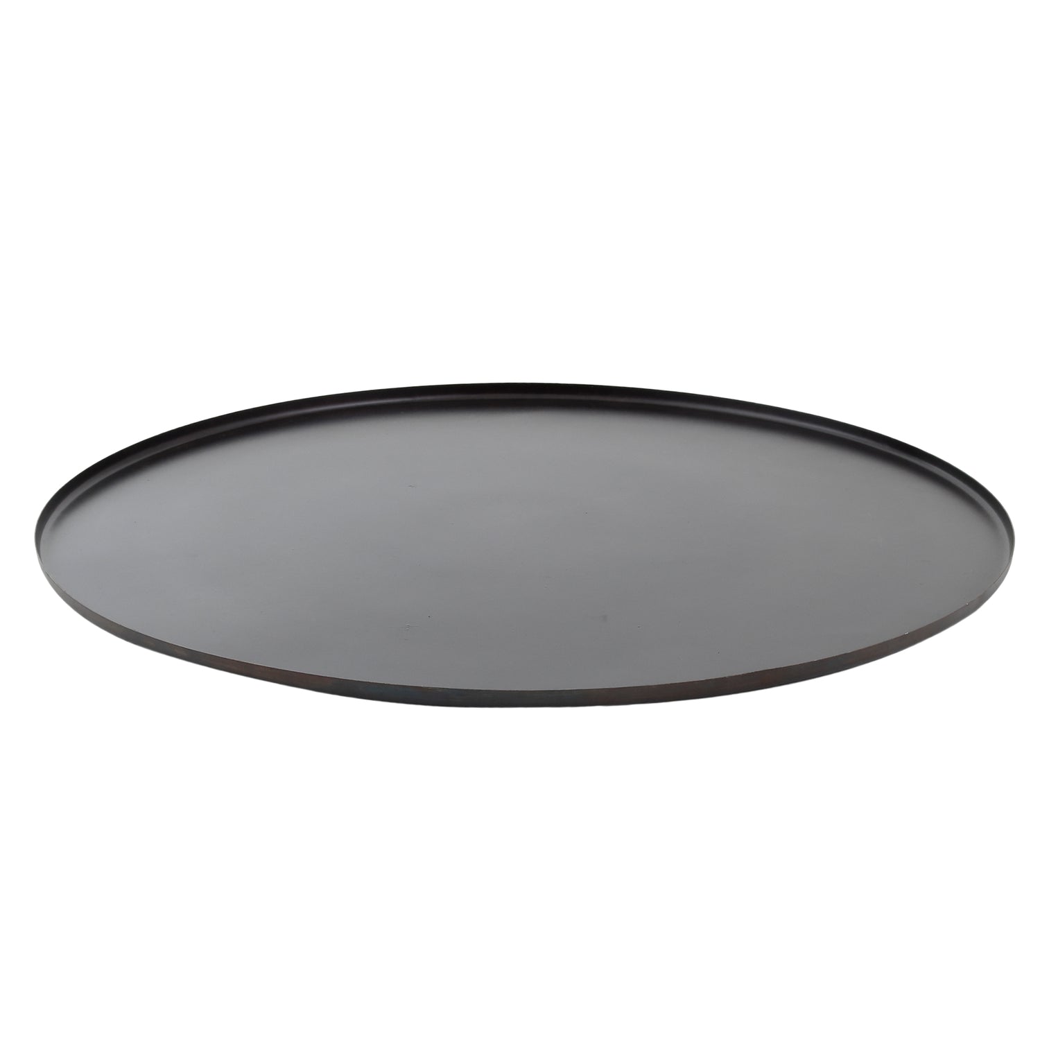 PTMD Cars Black antique iron tray round M