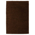 Tapeso Hoogpolig vloerkleed shaggy Trend effen - bruin - 300x400 cm