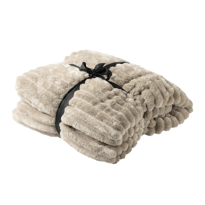 Dutch Decor plaid RICKY - 150x200 cm Pumice Stone