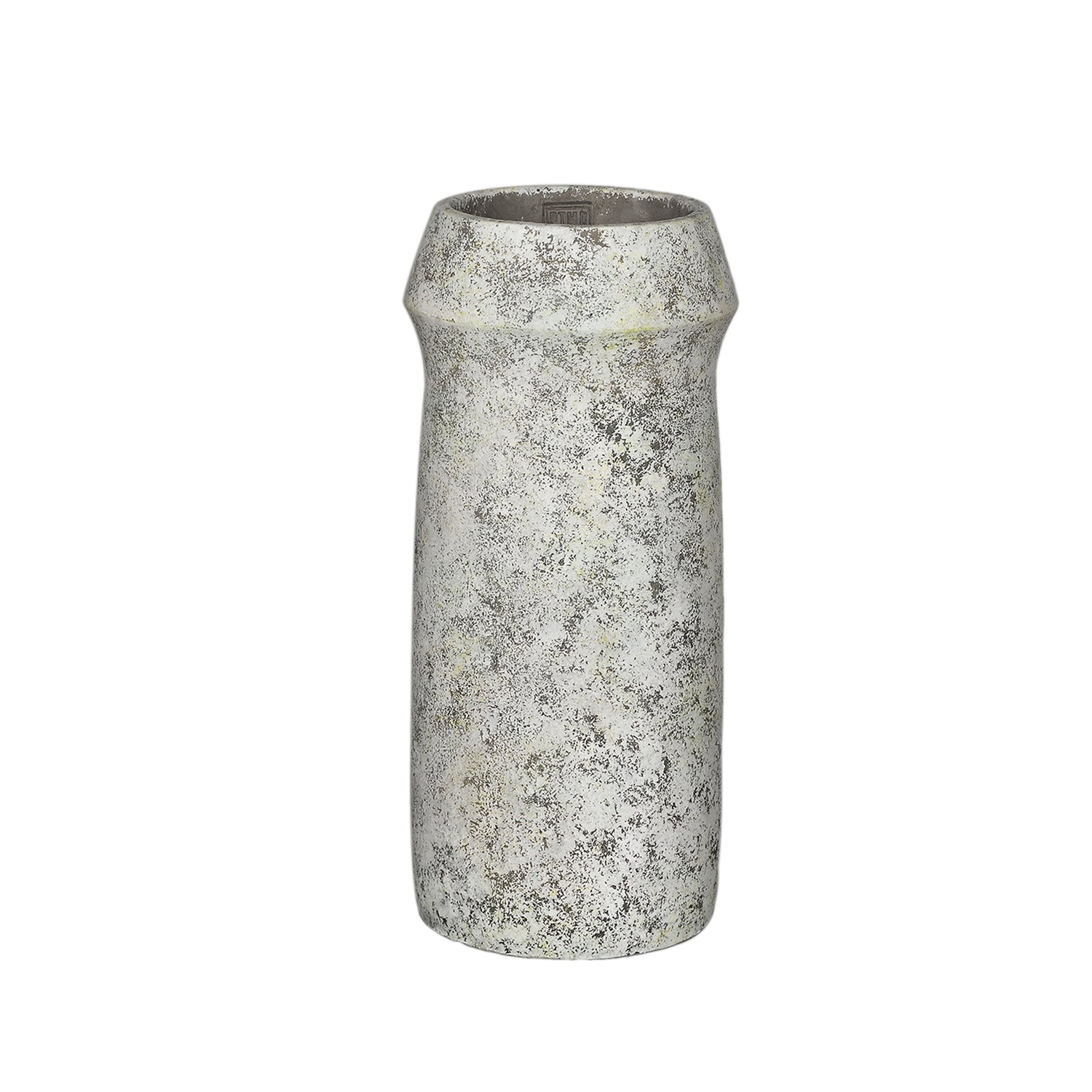 PTMD Nimma Grey cement pot wide top round high M