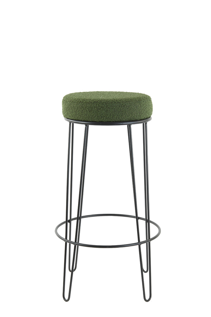 Light & Living - Barkruk ALICE - Ø41x73cm - Groen