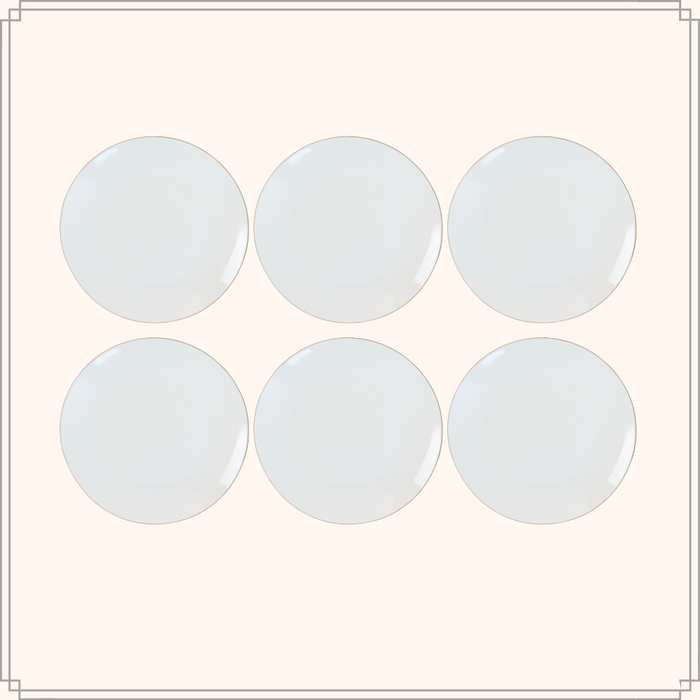 OTIX Ontbijtborden Dessert Gebaksbordjes Borden Set van 6 Stuks 20c...