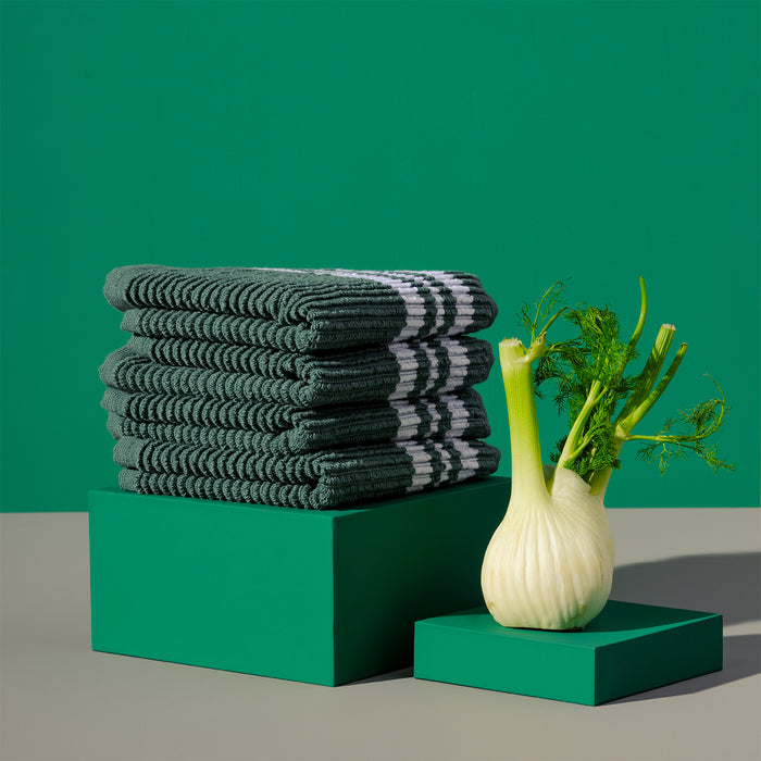 DDDDD vaatdoek Provence - 30x30 cm - Green - 4 stuks