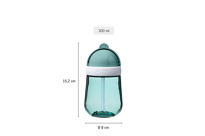 Rietjesbeker Mepal Mio 300 ml - deep turquoise