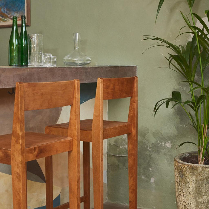 Frama 01 barkruk H76 donker bruin