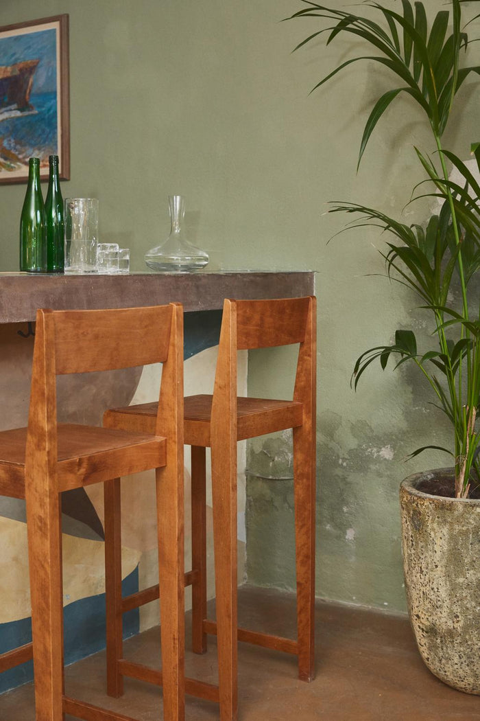 Frama 01 barkruk H76 donker bruin