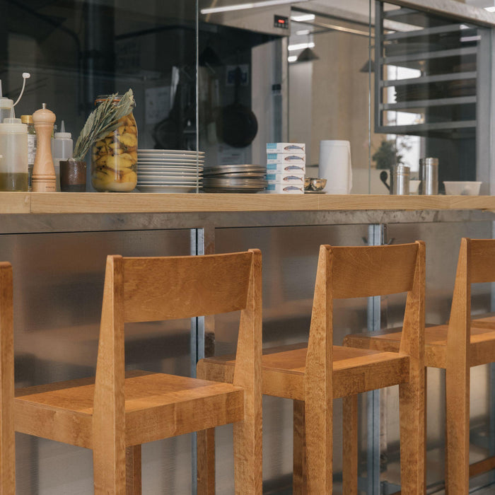 Frama 01 barkruk H76 donker bruin