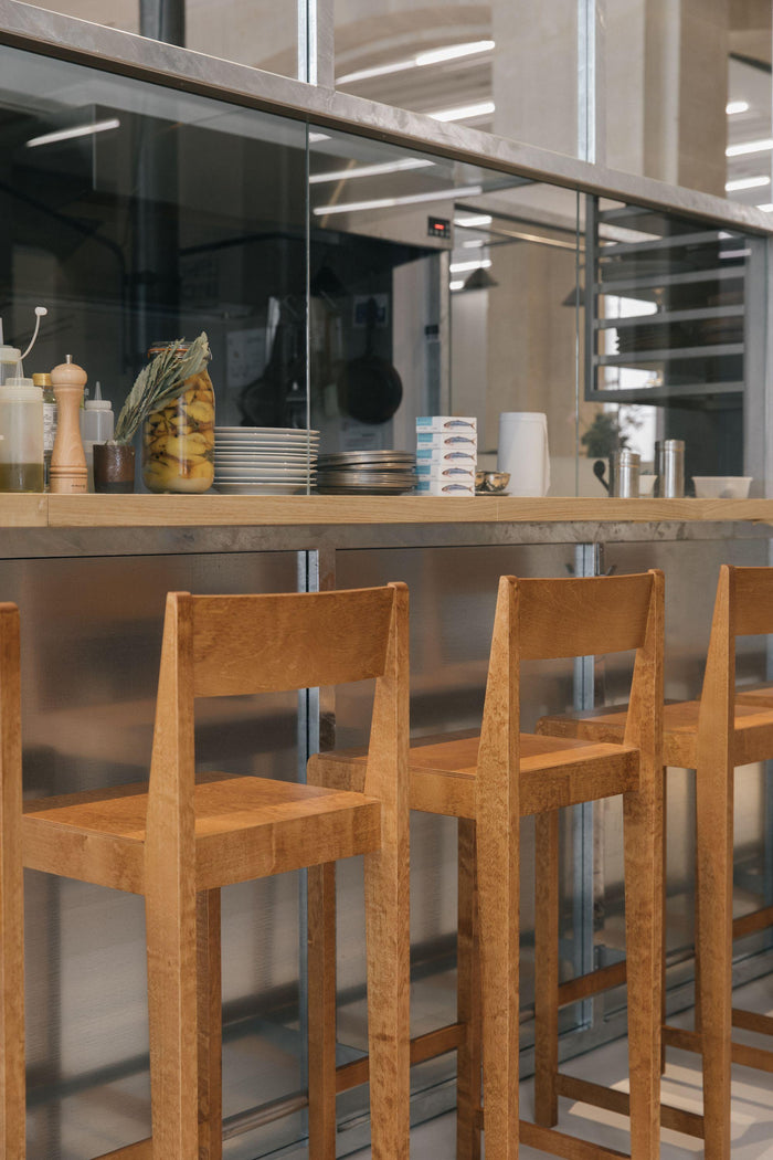 Frama 01 barkruk H76 donker bruin