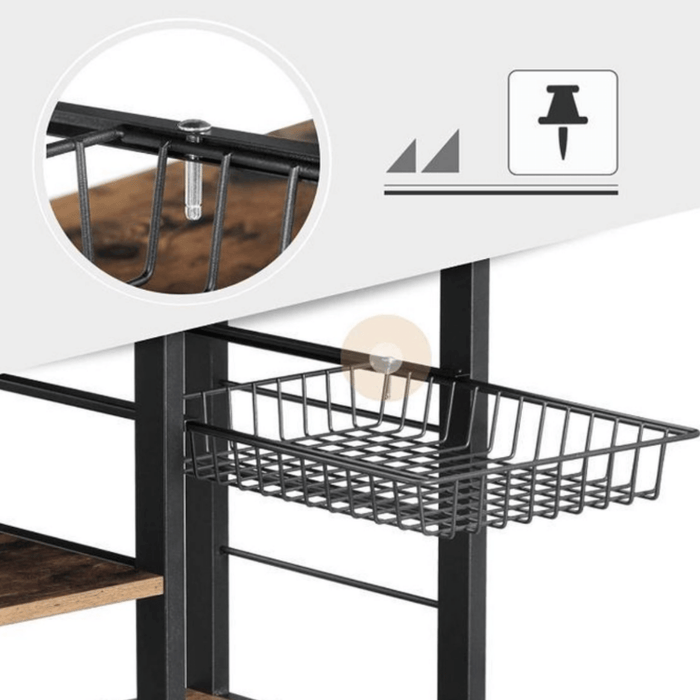 MAZAZU  Industrieel keukenrek Elina