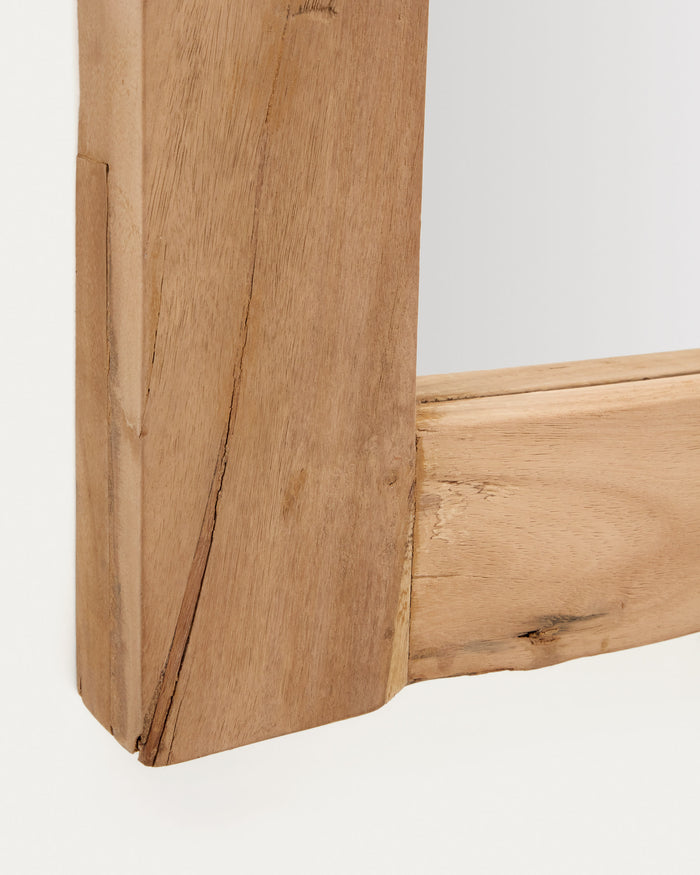 Kave Home - Houten Maden-spiegel met natuurlijke afwerking 80 x 180 cm